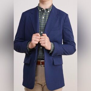 Vineyard vines Kids' Lightweight On-The-Go Blazer,Size 12, blue